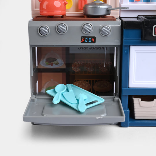 Classic Modern Kitchen Play Set with Light & Sound