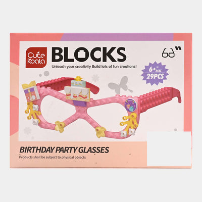 Creative Fashion Glasses Blocks Toy