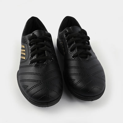 Boys Football Shoes 803-BLACK