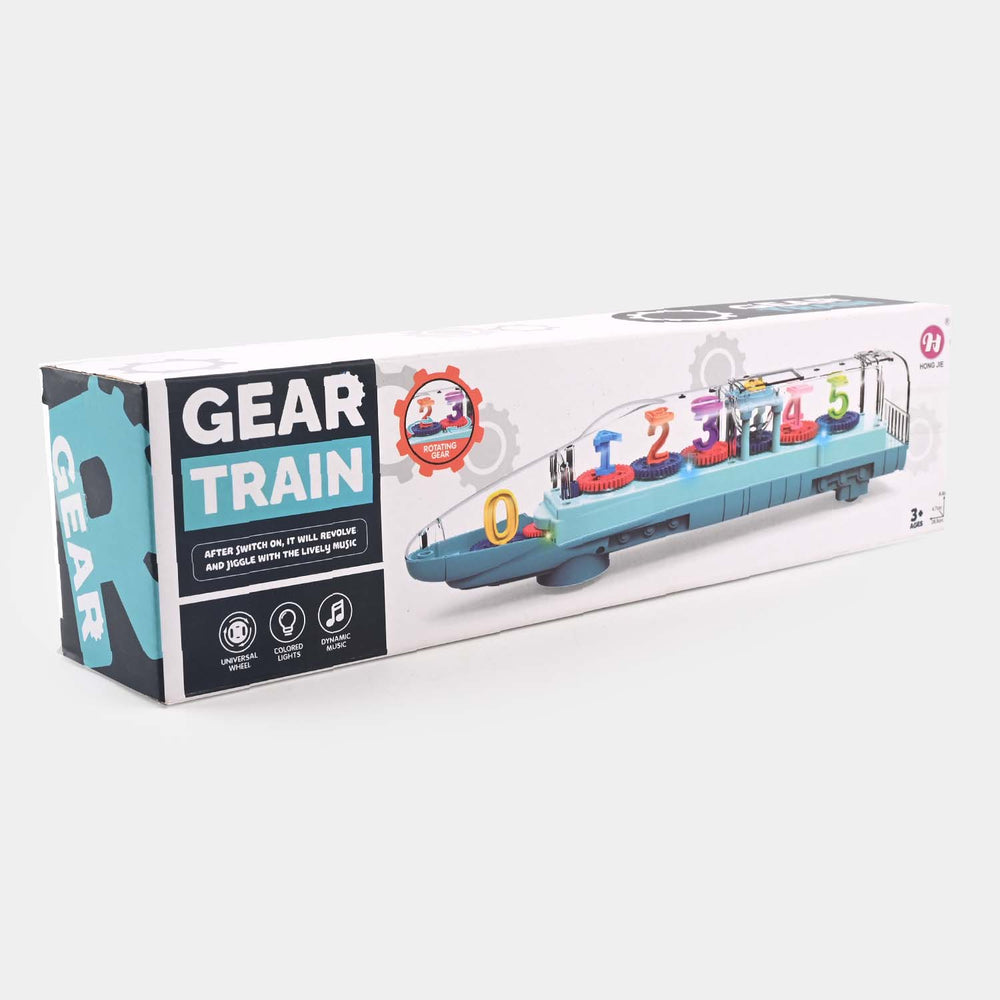 Transparent Train Gear With Light & Music