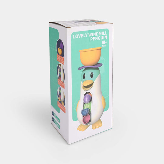 Lovely Windmill Penguin Bath Toy