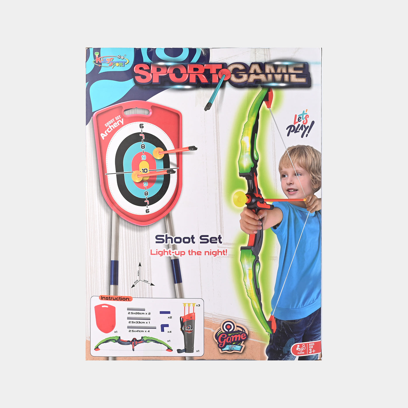 Archery Set Target Shooting Toy For Kids