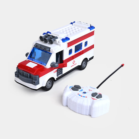 Remote-Controlled Vehicle Ambulance Toy For Kids