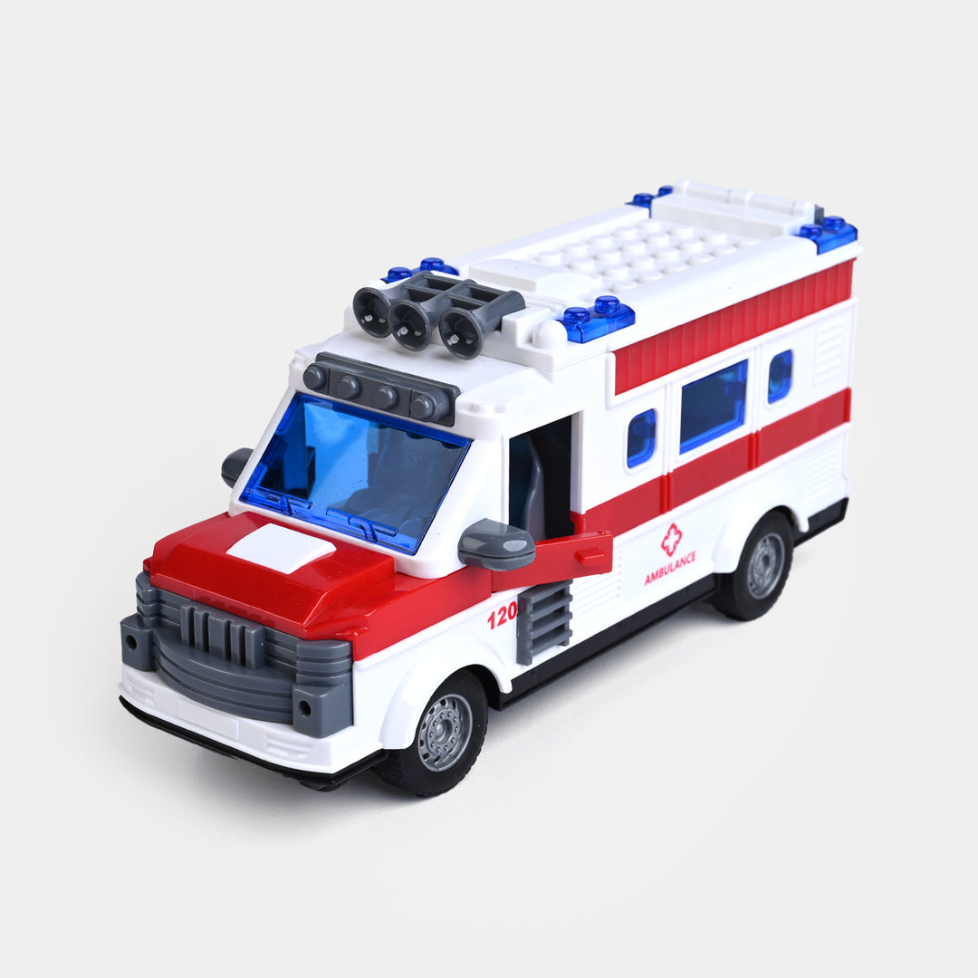 Remote-Controlled Vehicle Ambulance Toy For Kids