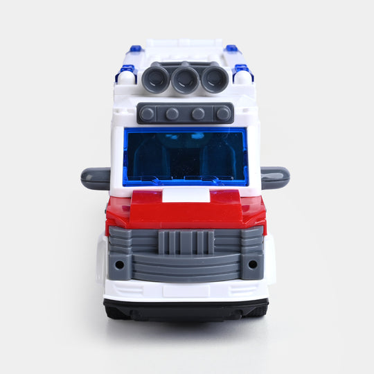 Remote-Controlled Vehicle Ambulance Toy For Kids