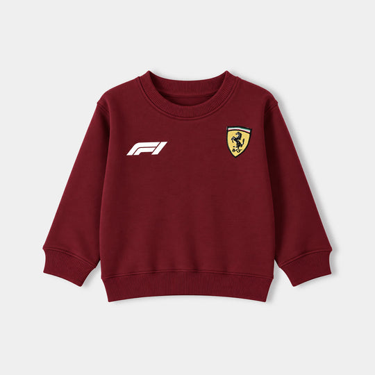 Boys Fleece 2 Piece Suit F1-Maroon