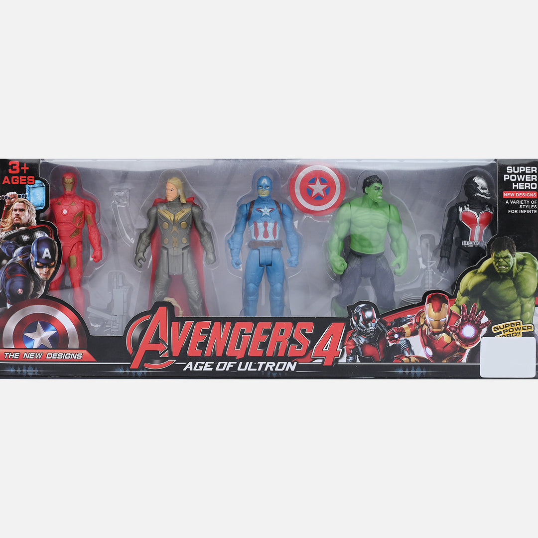 Superhero Action Figure Multi-Pack Set