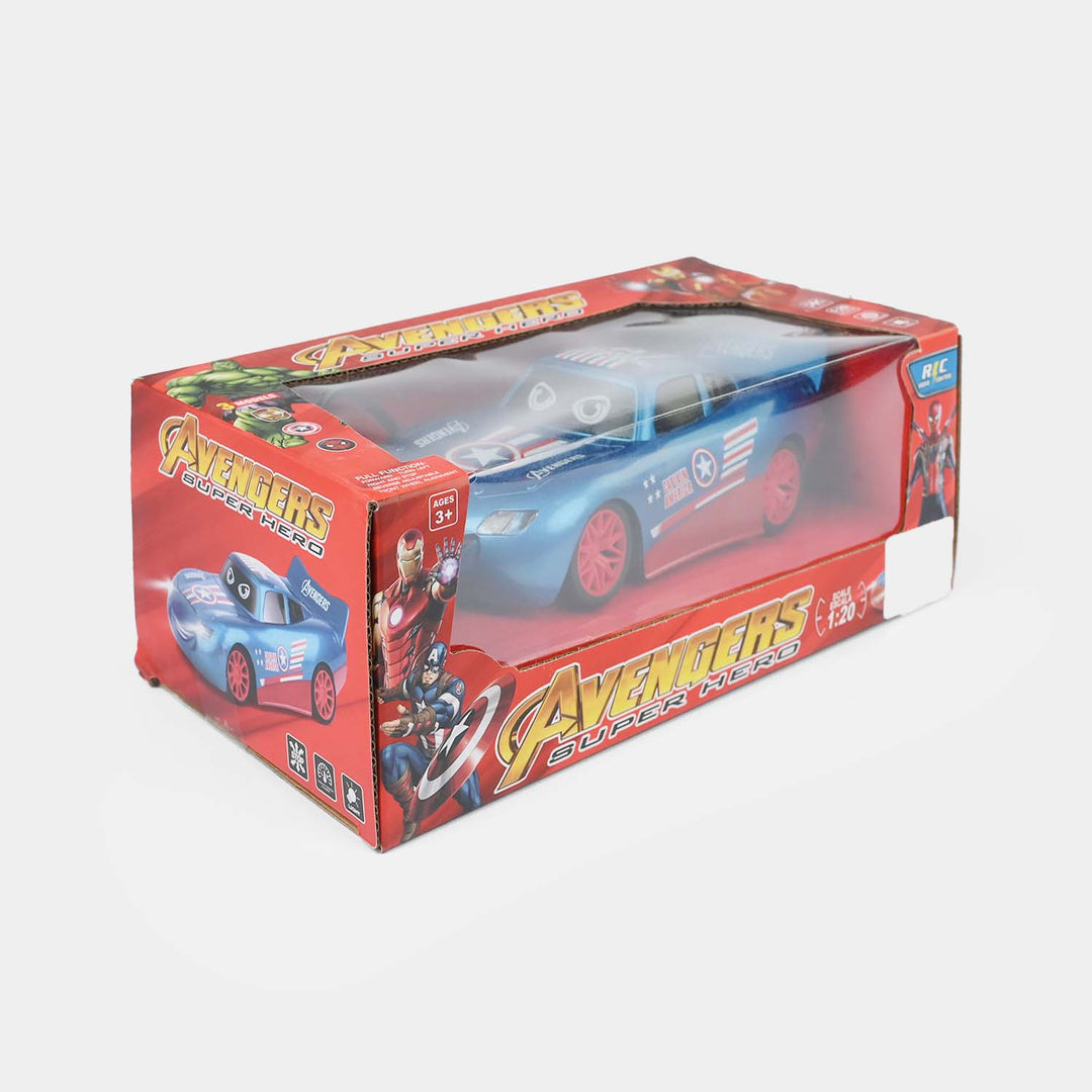 Remote Control Superhero Car Toy for Kids