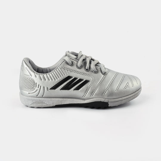 Boys Football Shoes 803-SILVER