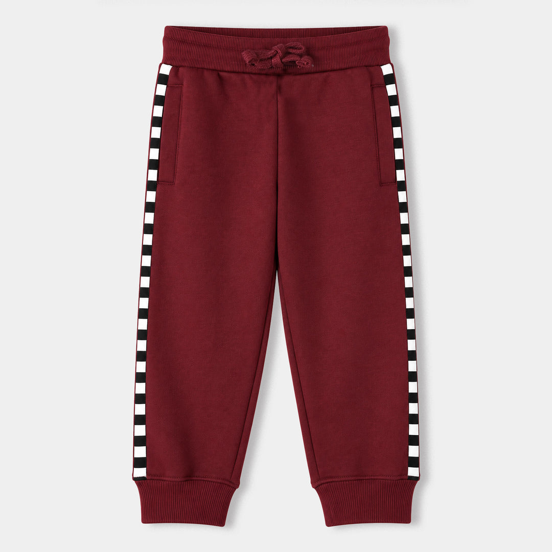 Boys Fleece 2 Piece Suit F1-Maroon