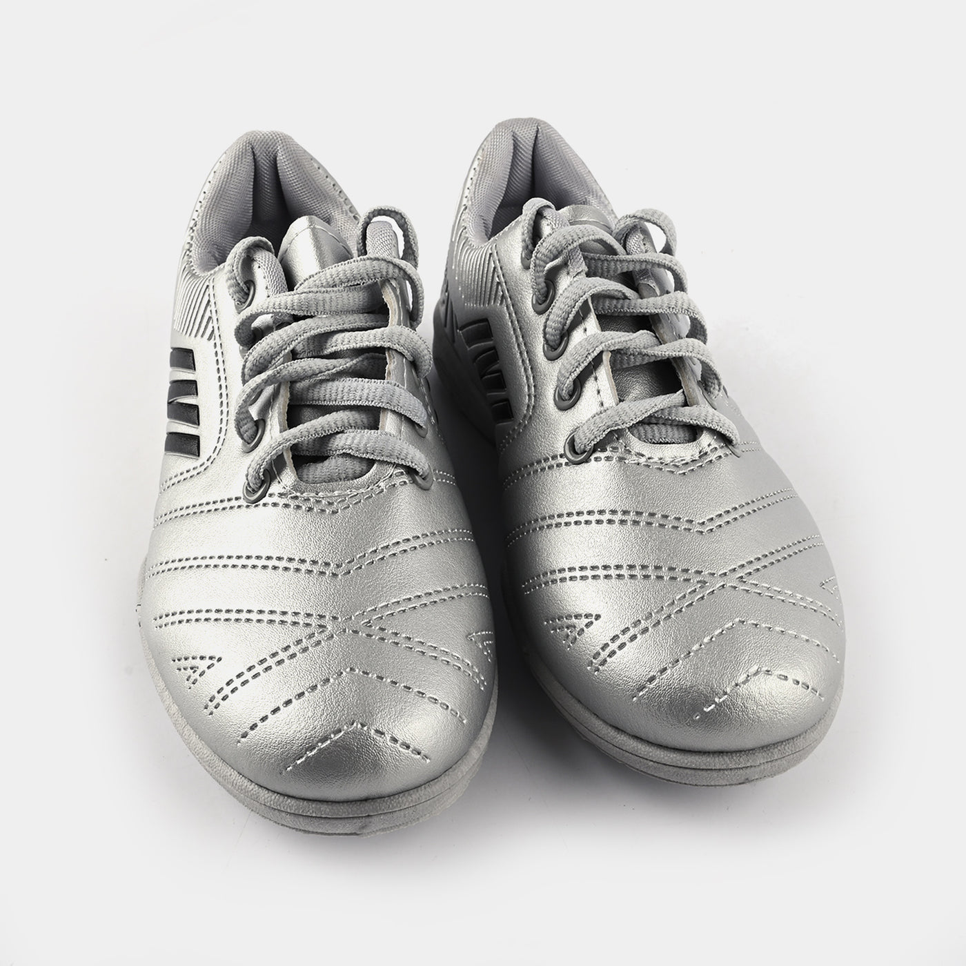 Boys Football Shoes 803-SILVER