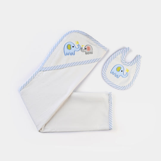 Baby 2Pcs Set Bath Towel + Bib