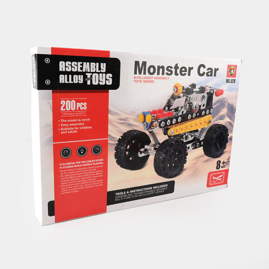 DIY Assembly Iron Monster Truck 200Pcs