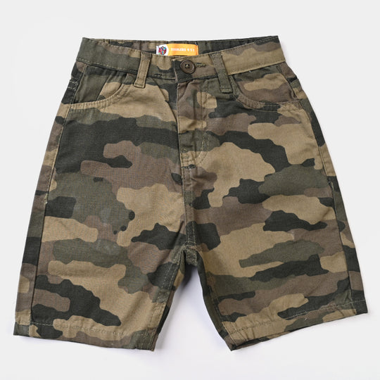 Boys Cotton Short Camo