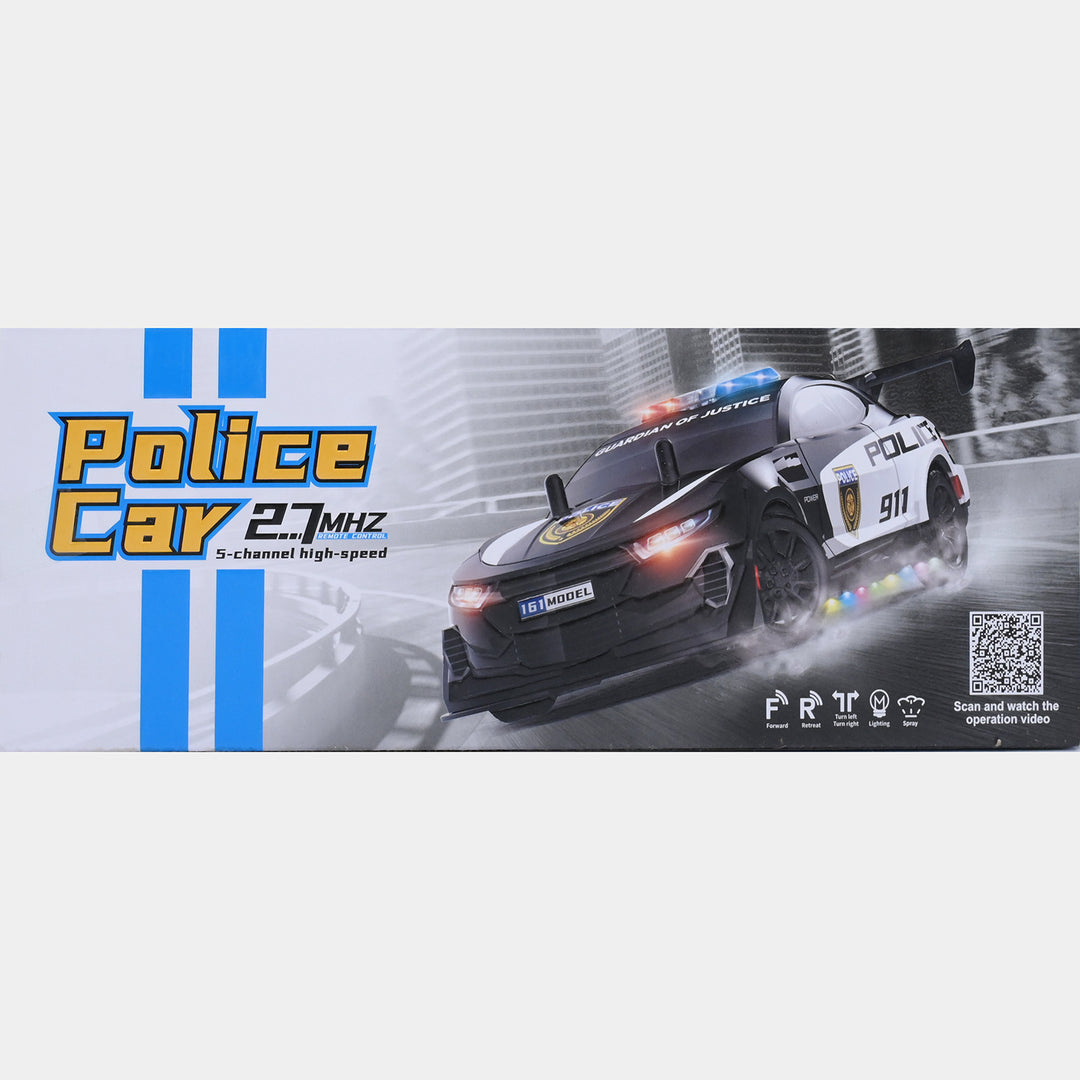 Remote Control Police Car Toy For Kids