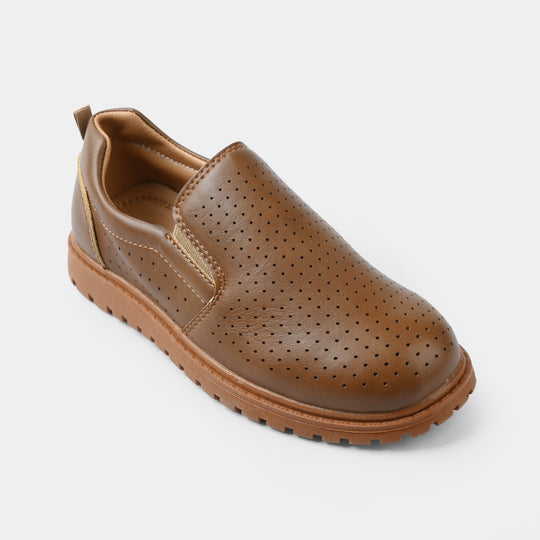 Boys Sneakers ZK-3-BROWN