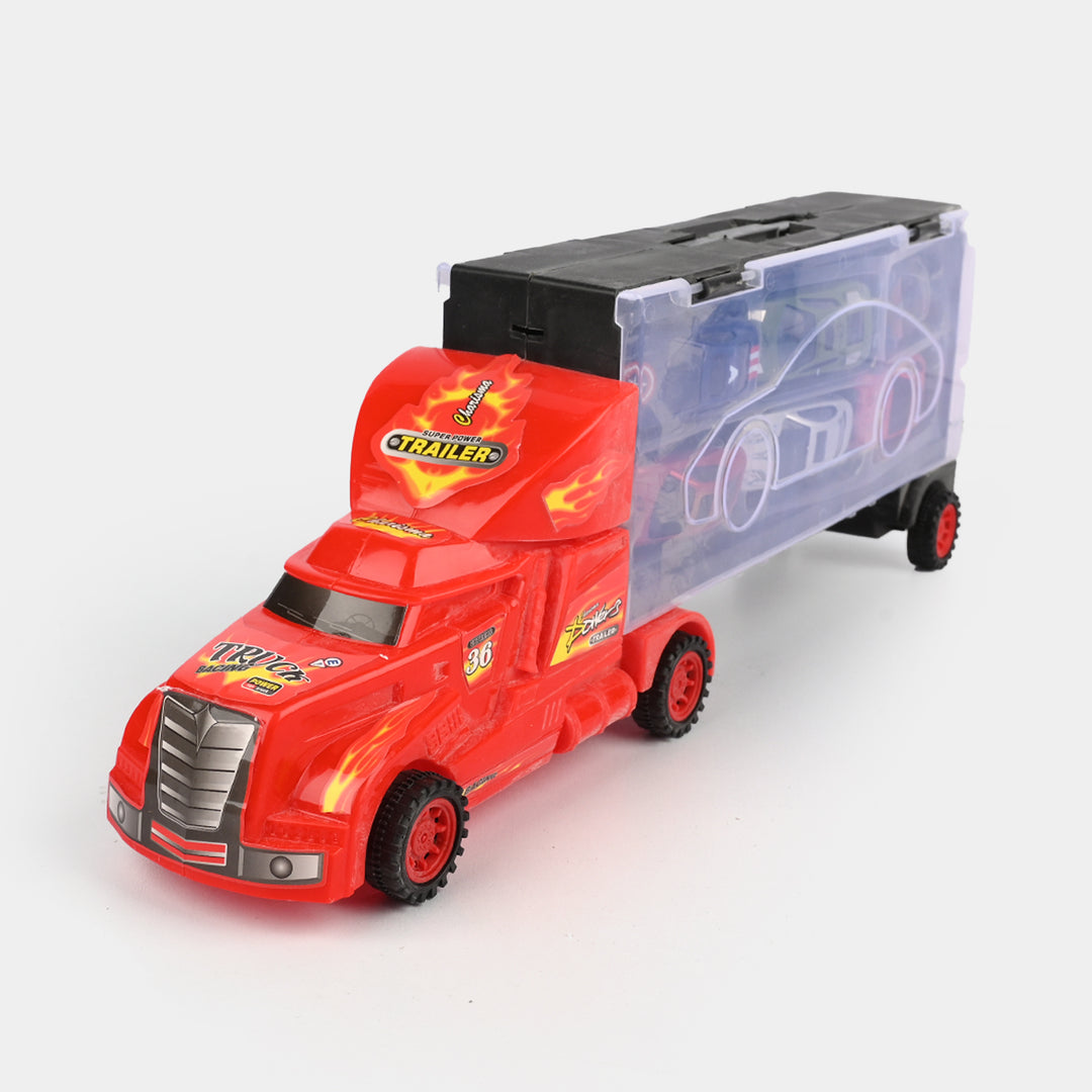 Hot Wheel Transport truck with Mini Cars