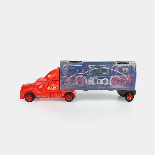 Hot Wheel Transport truck with Mini Cars