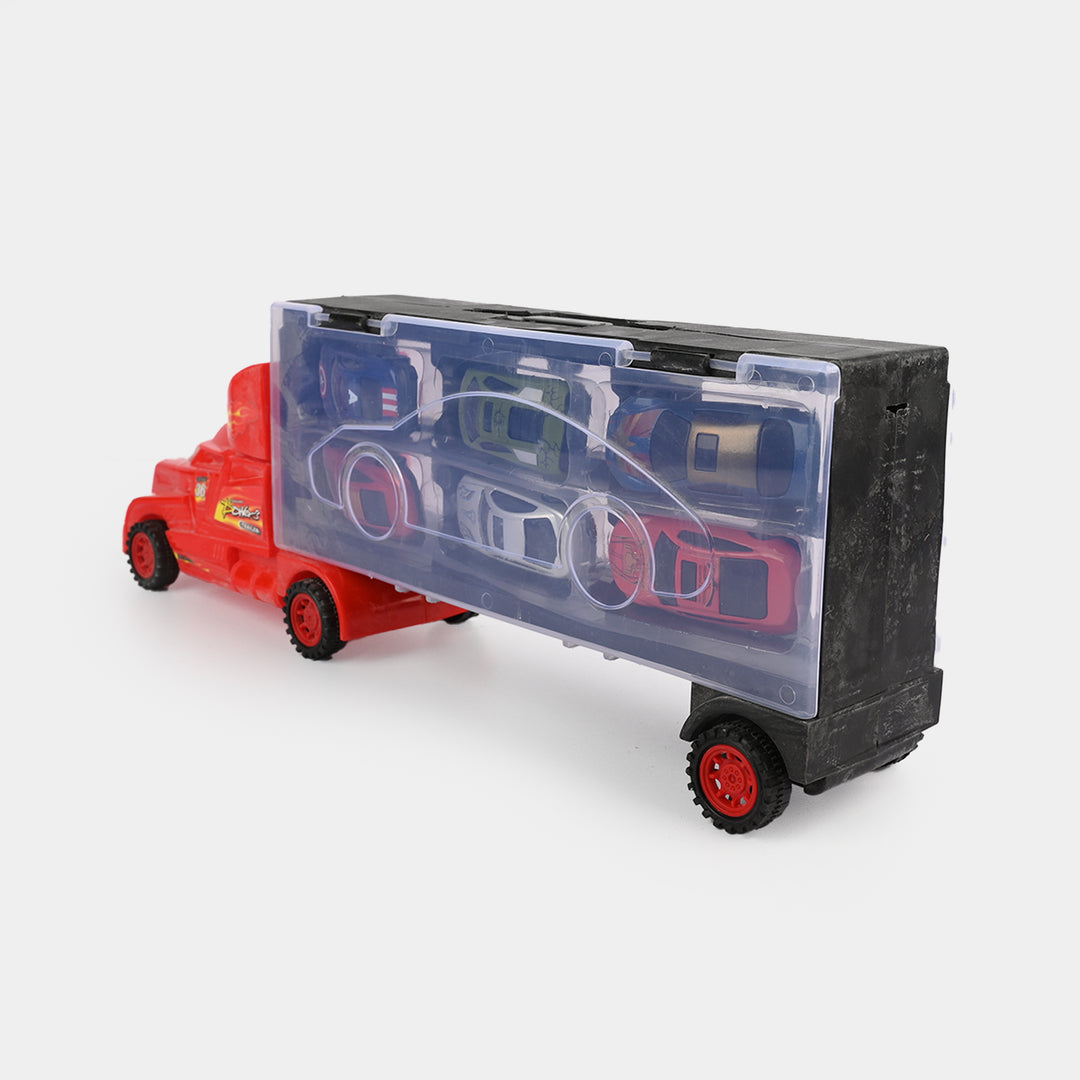 Hot Wheel Transport truck with Mini Cars