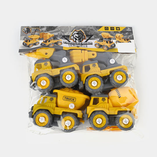 DIY Construction Truck Set | 4PCs