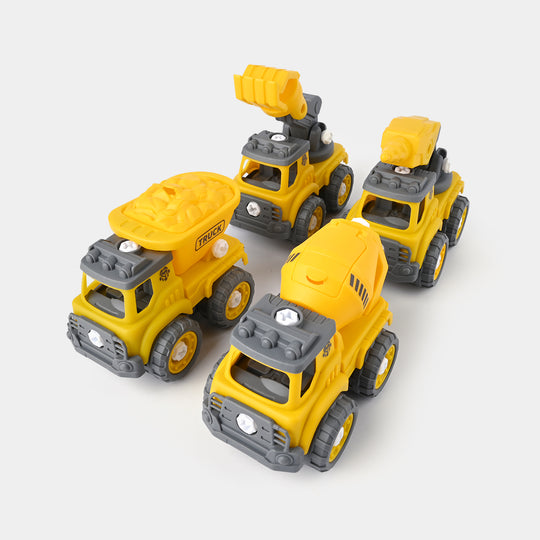 DIY Construction Truck Set | 4PCs