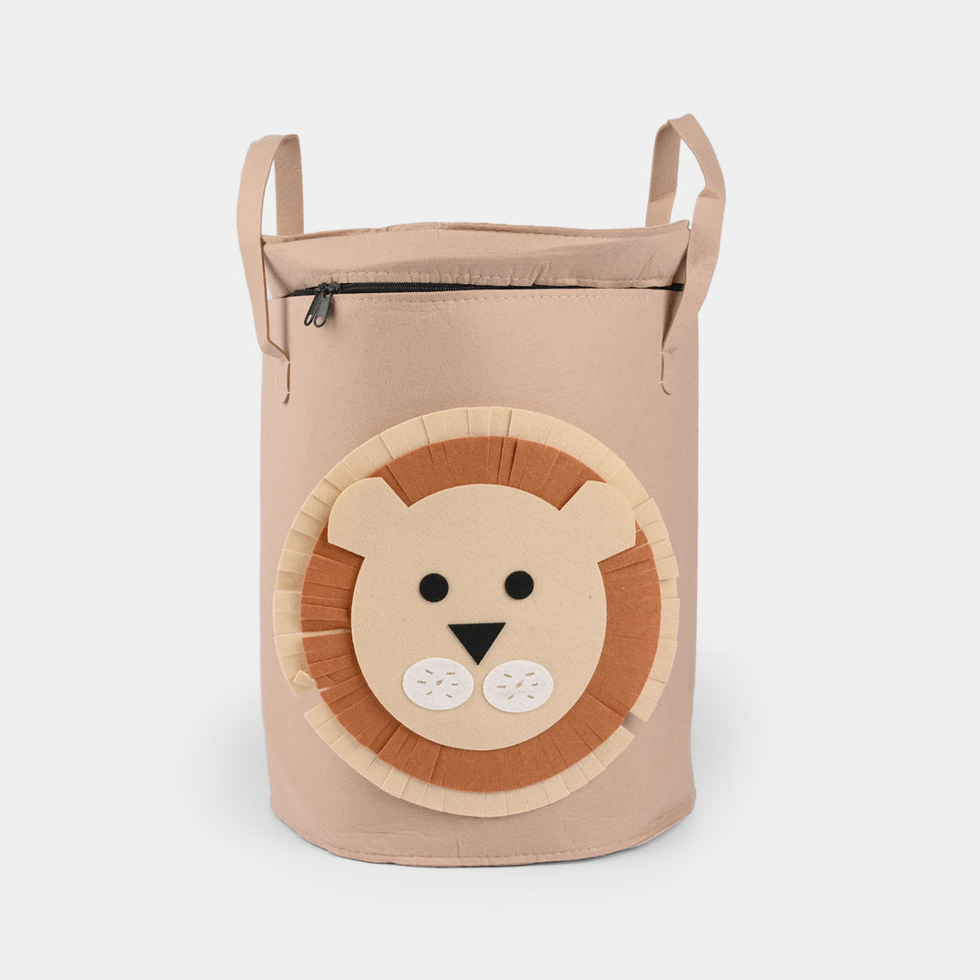 Kids Storage Basket with Zipper Lid – Multipurpose Organizer