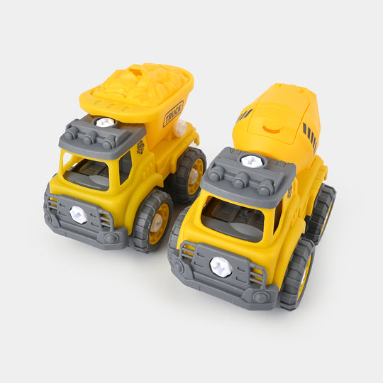 DIY Construction Truck Set | 4PCs