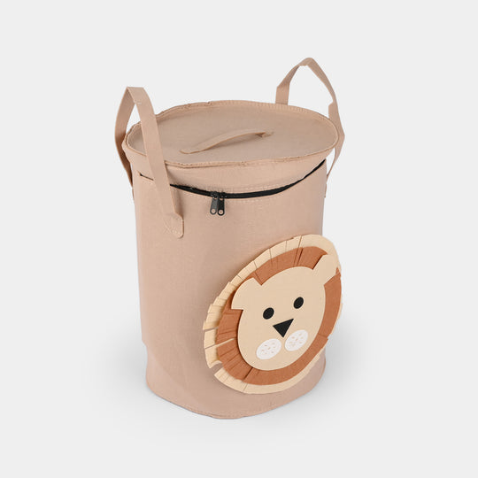 Kids Storage Basket with Zipper Lid – Multipurpose Organizer