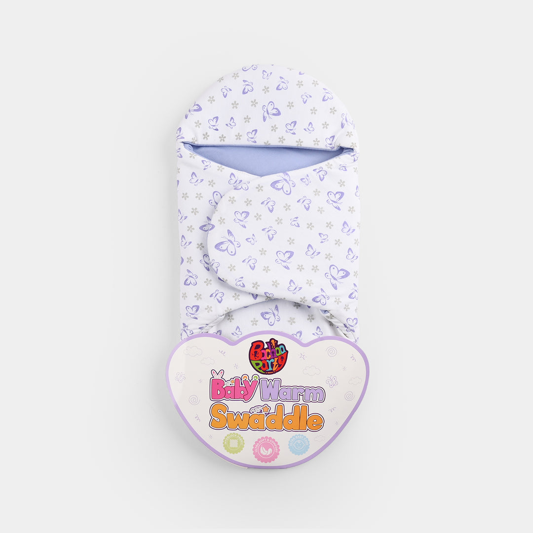 Infant Baby Foam Swaddle Butterfly | Purple