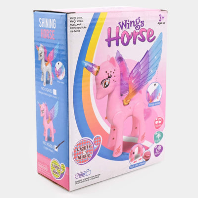 WALKING PONY HORSE LIGHT/SOUND TOY FOR KIDS
