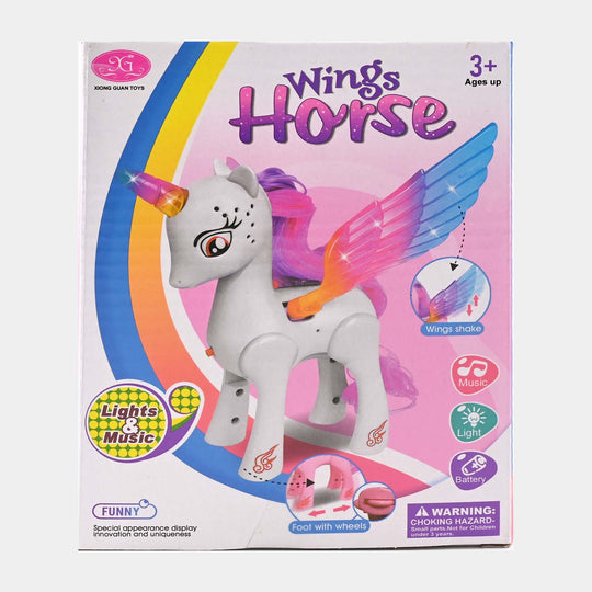 WALKING PONY HORSE LIGHT/SOUND TOY FOR KIDS