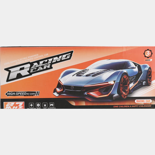Racing Gear Transparent RC Car – Police Model Toy