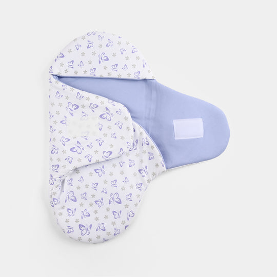 Infant Baby Foam Swaddle Butterfly | Purple