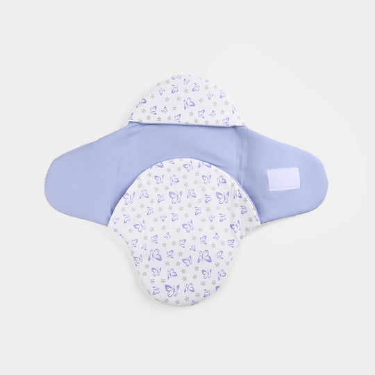 Infant Baby Foam Swaddle Butterfly | Purple