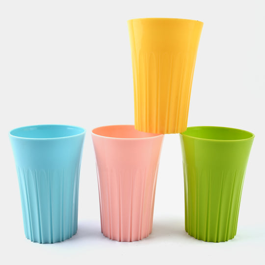 Rainbow Plastic Glass | 4PCs