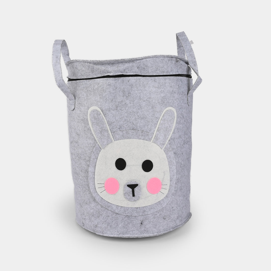 Kids Storage Basket with Zipper Lid – Multipurpose Organizer