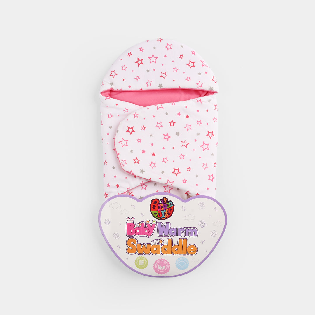 Infant Baby Foam Swaddle Star | Pink