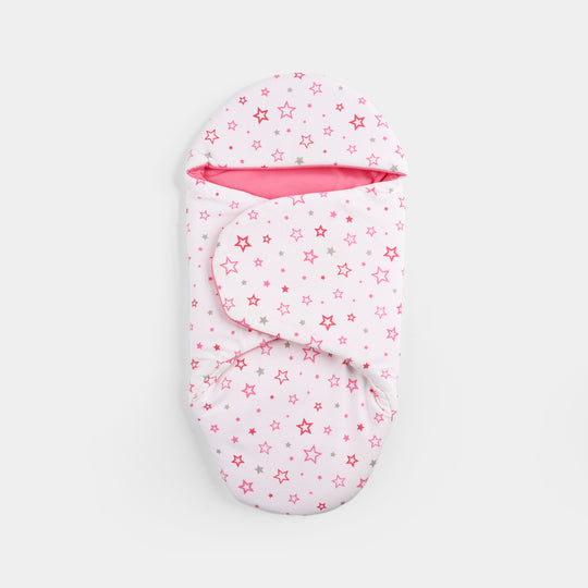 Infant Baby Foam Swaddle Star | Pink