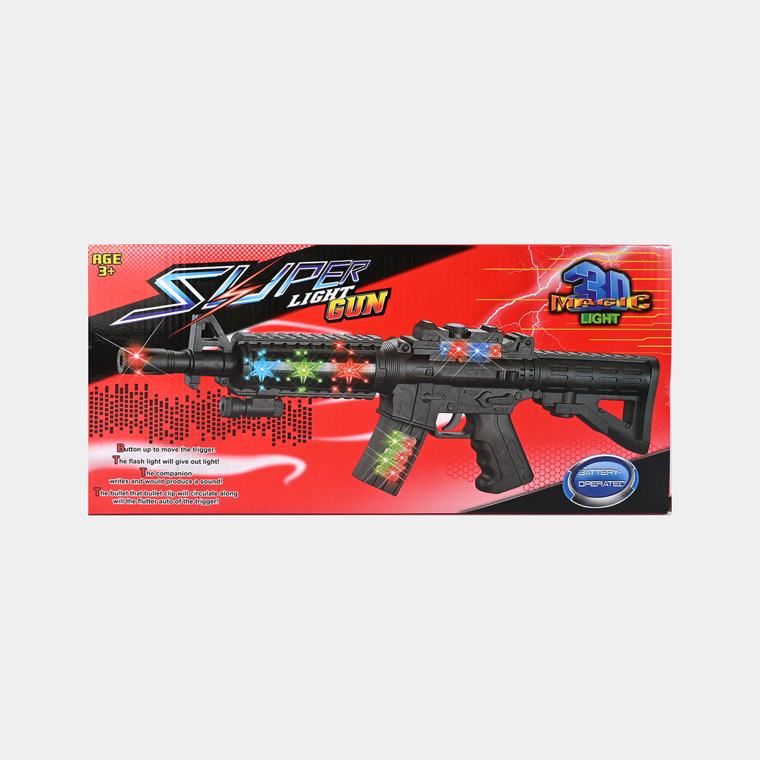 Electric Super Gun Toy with Light Sound