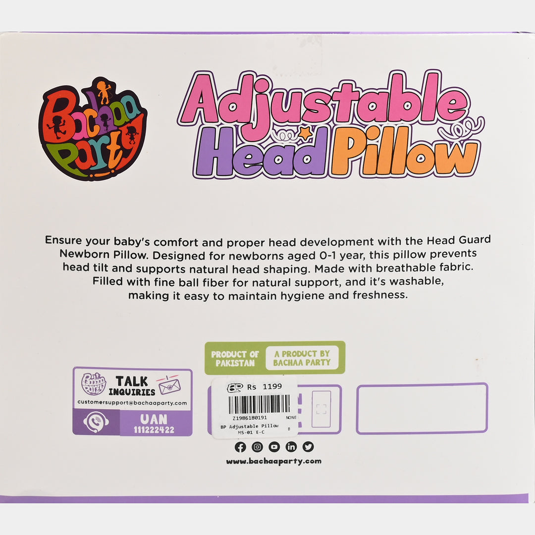 Adjustable Baby Head Support Pillow