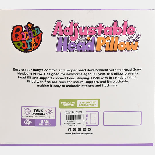 Adjustable Baby Head Support Pillow