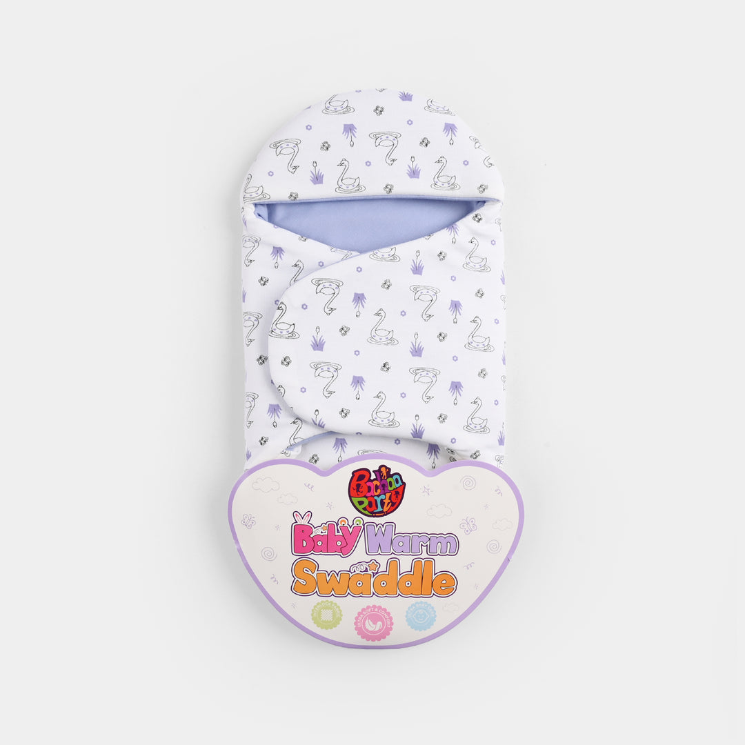 Infant Baby Foam Swaddle Duck | Purple