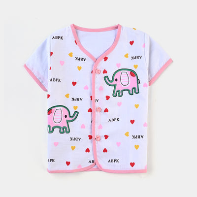 Baby Cotton Vest 3Pcs Printed