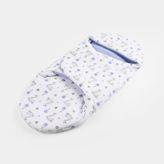 Infant Baby Foam Swaddle Duck | Purple