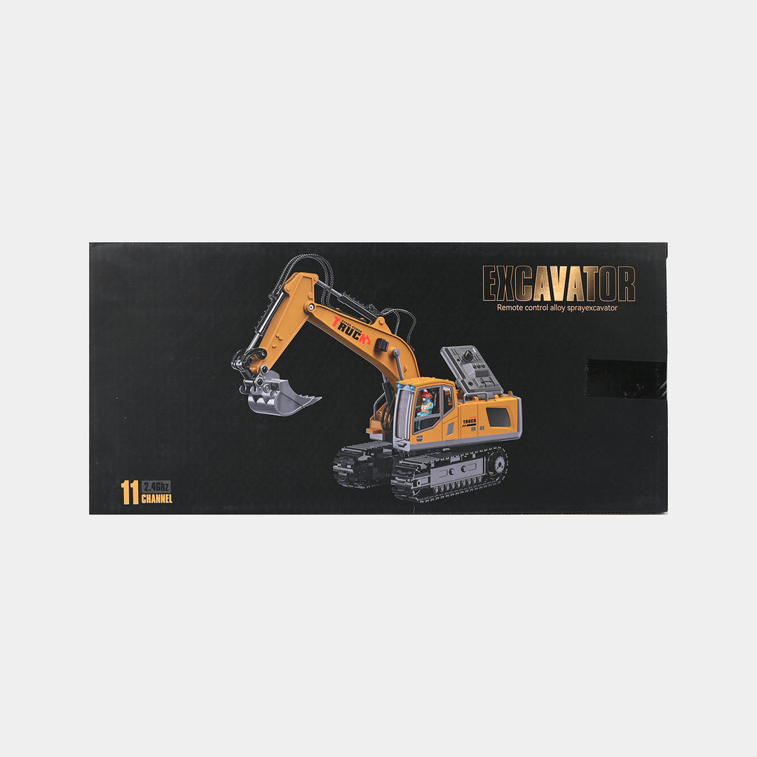 Remote Control Alloy Spray Excavator For Kids