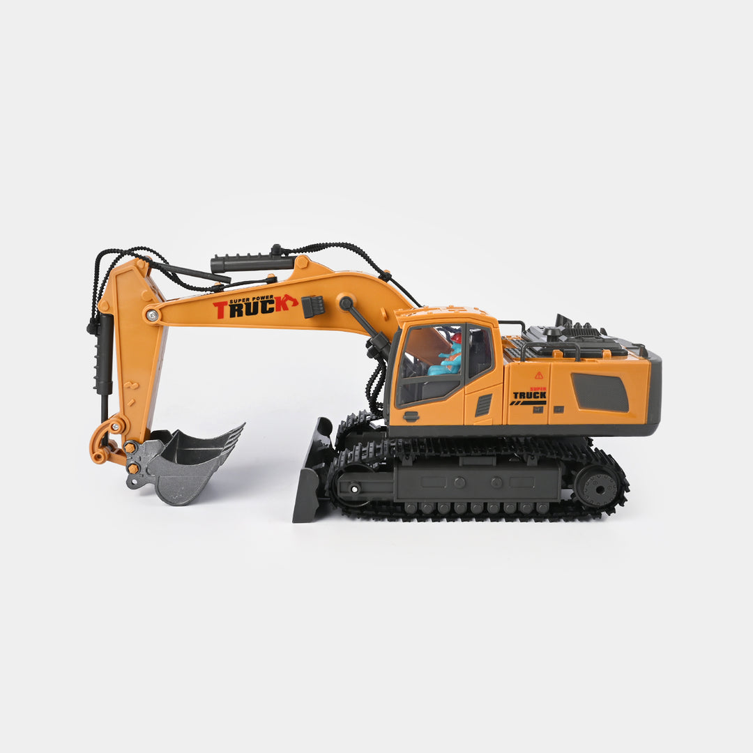 Remote Control Alloy Spray Excavator For Kids