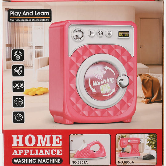 Home Appliances Washing Machine with Light & Music
