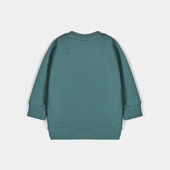 Infant Boys Cotton Terry Sweatshirt Lucky Friends