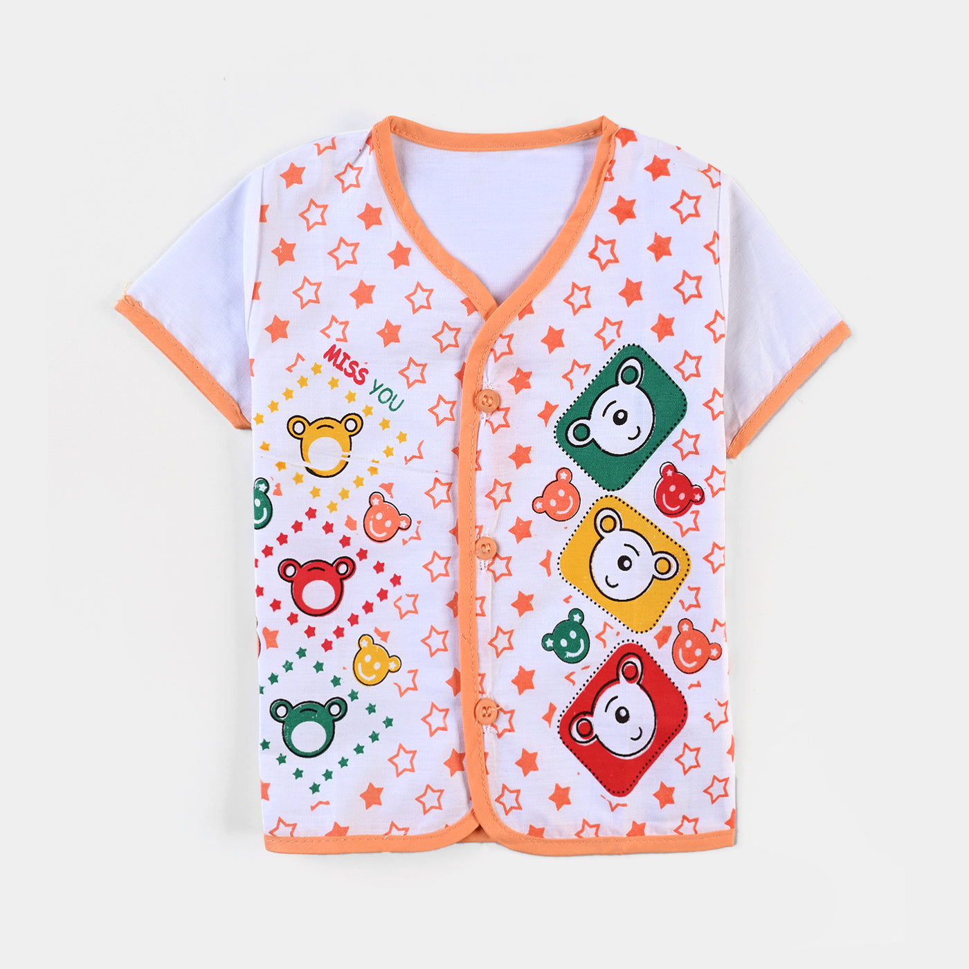 Baby Cotton Vest 3Pcs Printed