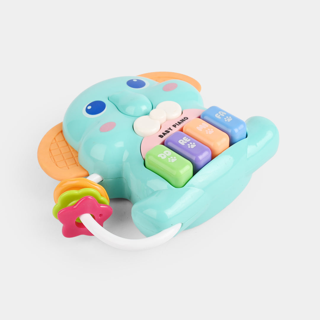 Elephant Baby Piano Rattle & Musical Toy